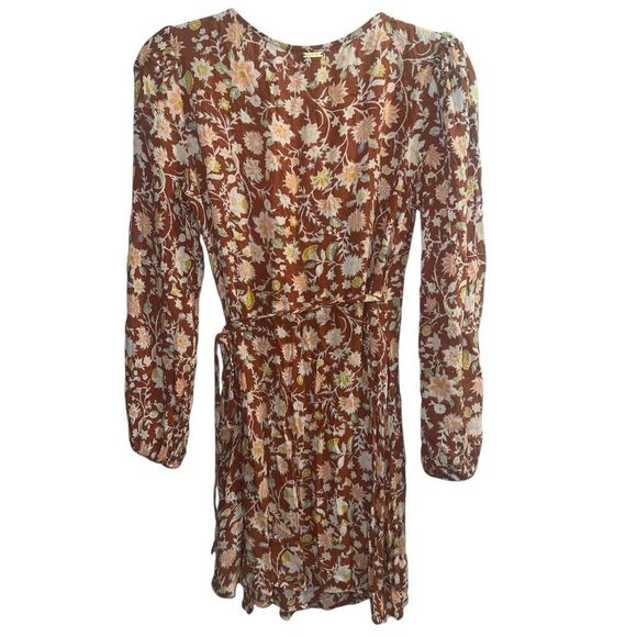 ✨Billabong Spring Romance Mini Wrap Red Clay Sz Large Dress✨ - Picture 8 of 10